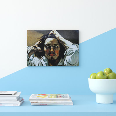 The Desperate by Gustave Courbet - Wrapped Canvas