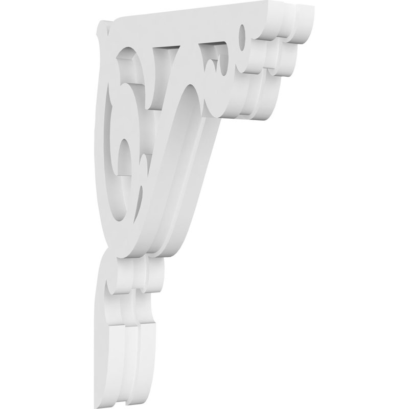 1 corbeau en PVC de qualité architecturale ambré l 7/8 po x P 6 1/2 po x H 11 po, H 11 po x l 6,5 po x P 1,875 po