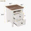 Table de chevet 2 tiroirs en bois-797496076