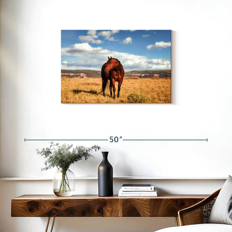 Wild Quarter Horse, 20" H x 30" W