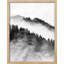 «Misty Forest noir et blanc chaîne de montagnes» sur papier-98266207-98266209