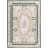 Aubusson One-of-a-Kind 9'8" X 14'1" Area Rug