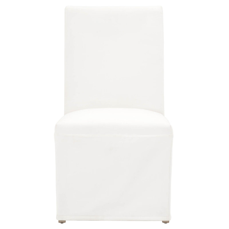 Gibbes 19.5'' H Upholstered Parsons Chair, Pearl