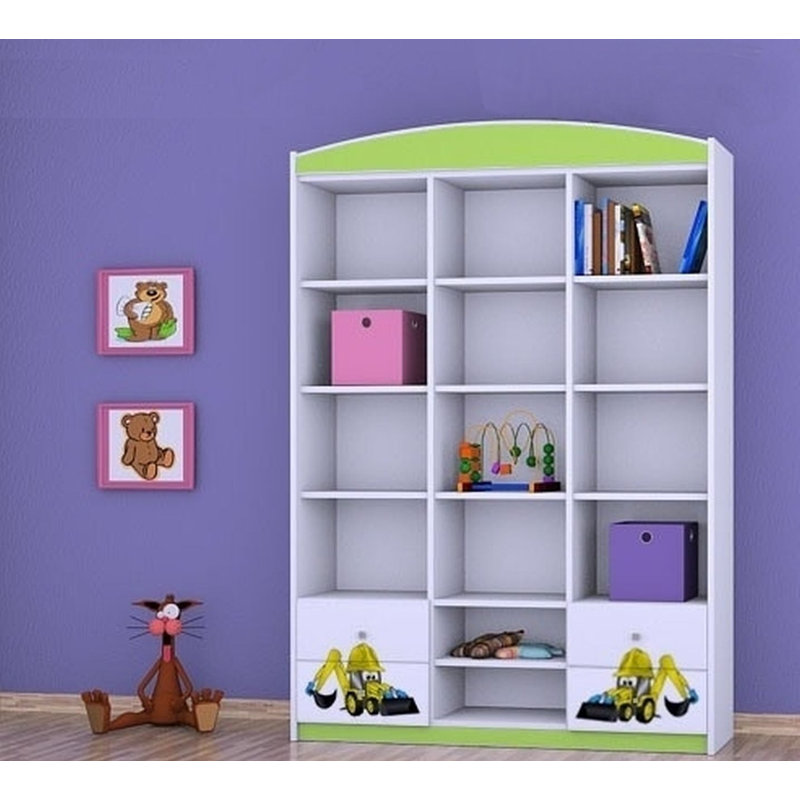 Forrest 183cm H X 132cm W Kids Cube, Green