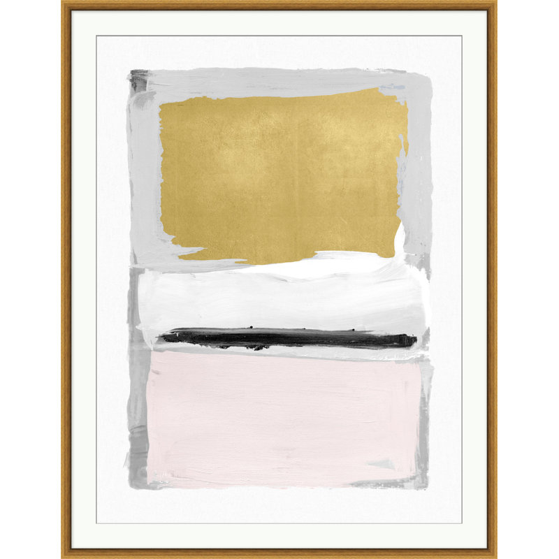 Pink And Gold 2 Painting