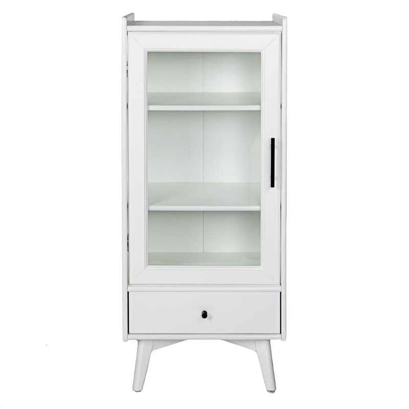 Armoire en bois Laquanta, Blanc
