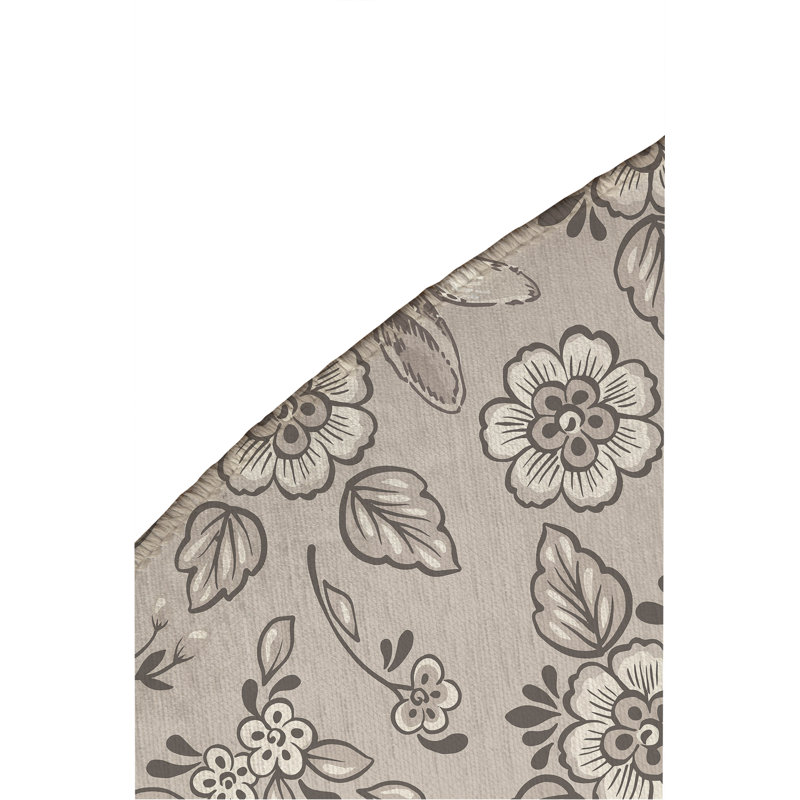 Tapis d'extérieur Bunny, Naturel, Rond 5 pi