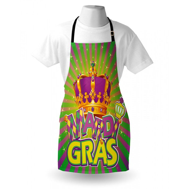 Tablier en gras mardi gras