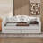Upholstered Twin XL Daybed With Storage Drawers, Adjustable LED-1380570684