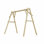Cadre de balançoire en forme de A, cadre de balançoire autoportant en bois robuste de 660 lb seulement, bois de cèdre avec finition vernie pour la cour arrière (l 78,7 po x P 53,1 po x H 67,7 po)