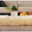 Tapis beige / jaune en fausse peau de mouton à poils longs fabriqué à la main-814618792