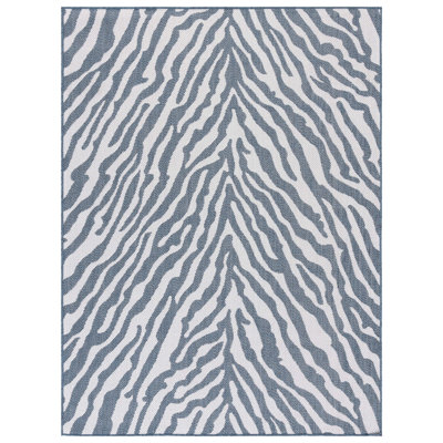 Matrona Bermuda Performance Machine Washable Animal Indoor/Outdoor Area Rug