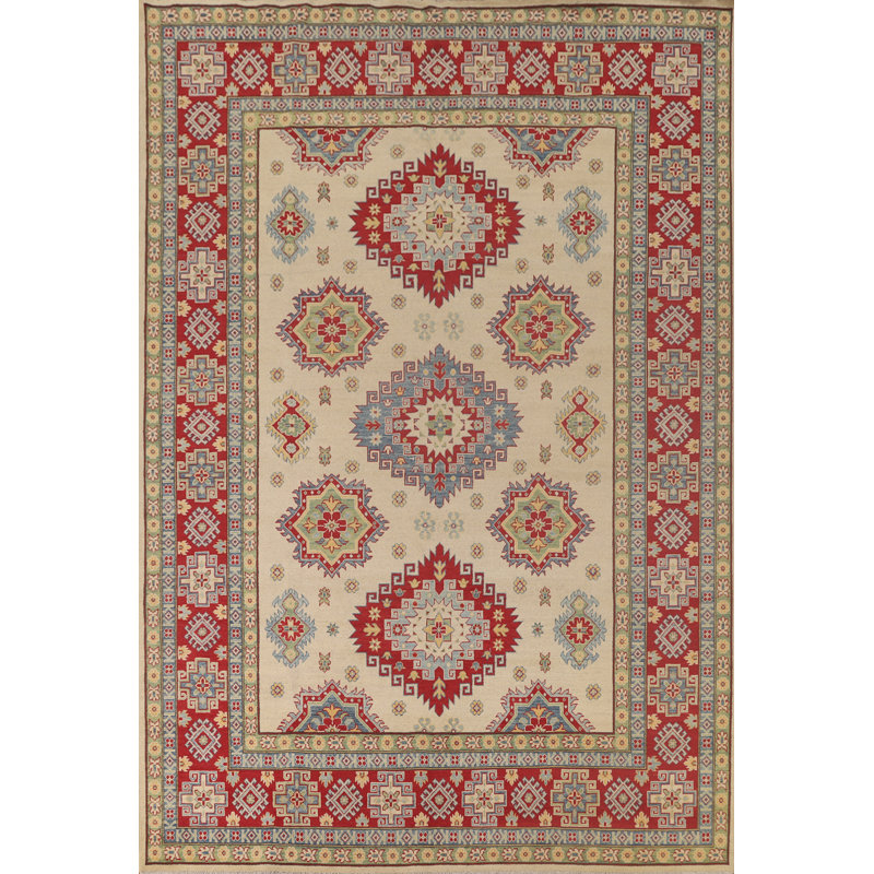 Geometric Kazak Living Room Rug 8x12