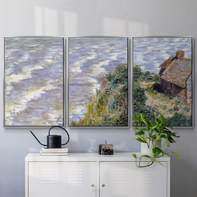 " The Custom`s House At Varengaville, 1882 " 3 - Pieces