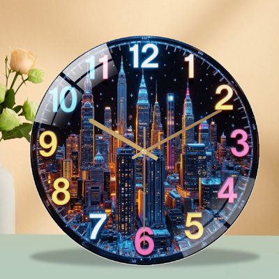 Horloge murale DEL 12 po