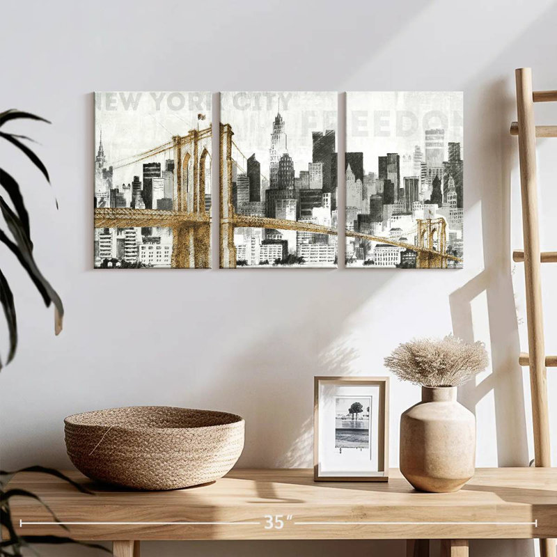Senne, New York, horizon I, H 12 po x l 26 po