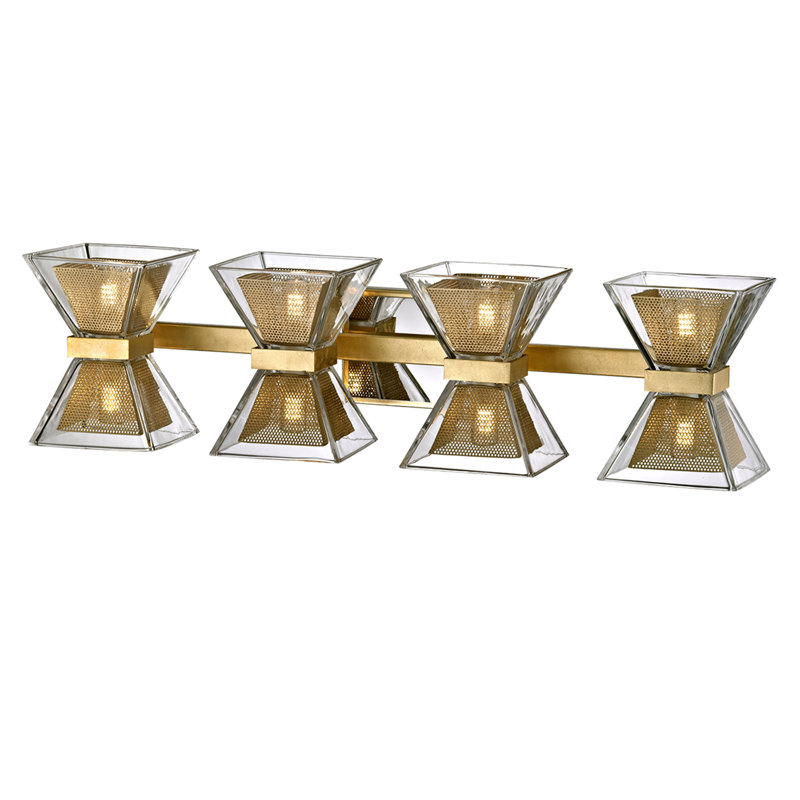 Expression 8 - Light Vanity Light, Gold Leaf