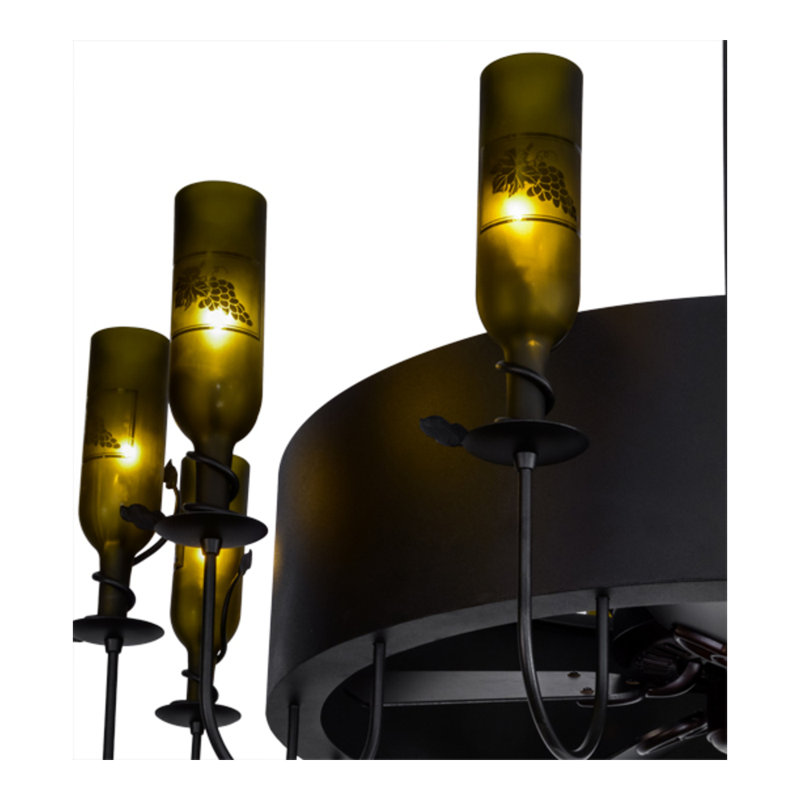 Tuscan Vineyard Downrod Ceiling Fan