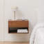 Halya Solid Wood Bedside Table Floating Nightstand-1648162219