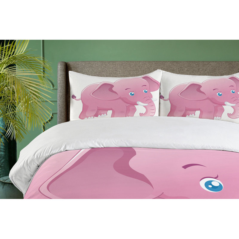 Ensemble de housse de couette Ambesonne, Housse de couette pour grand lit et 2 taies décor