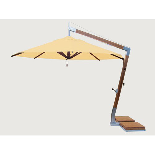Sidewind 138'' W Cantilever Umbrella, Harvest Wheat