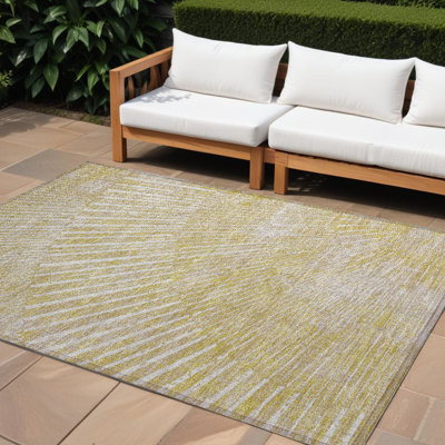 Tapis extérieur lavable antidérapant 8 pi x 10 pi blé