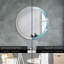 Huldar Glass Flat Wall Mirror
