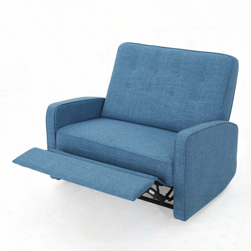 Fauteuil inclinable manuel 47 po de largeur, Bleu