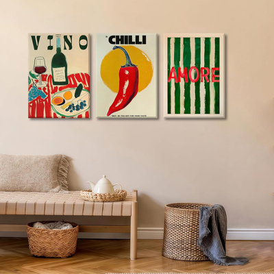 3 Piece Wrapped Canvas Print