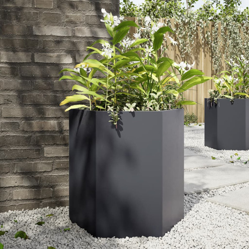 Planter Box, 45cm H x 46cm W x 40cm D, Anthracite 