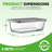 62.07oz. Glass Food Storage Container