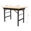 Table de travail pliante portable avec ruban à mesurer et détecteur d'angle, banc de travail pliant portatif, banc à outils d'atelier, avec poignée