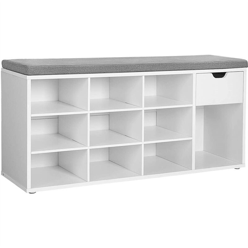 10 Pair Shoe Storage Bench
