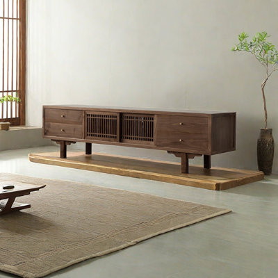 New Chinese style high solid wood TV cabinet