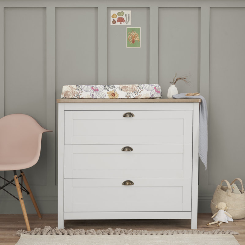 Tutti Bambini Verona Chest Changer, White / Oak