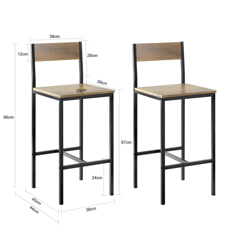 Maplesville Counter Stool with Metal Frame