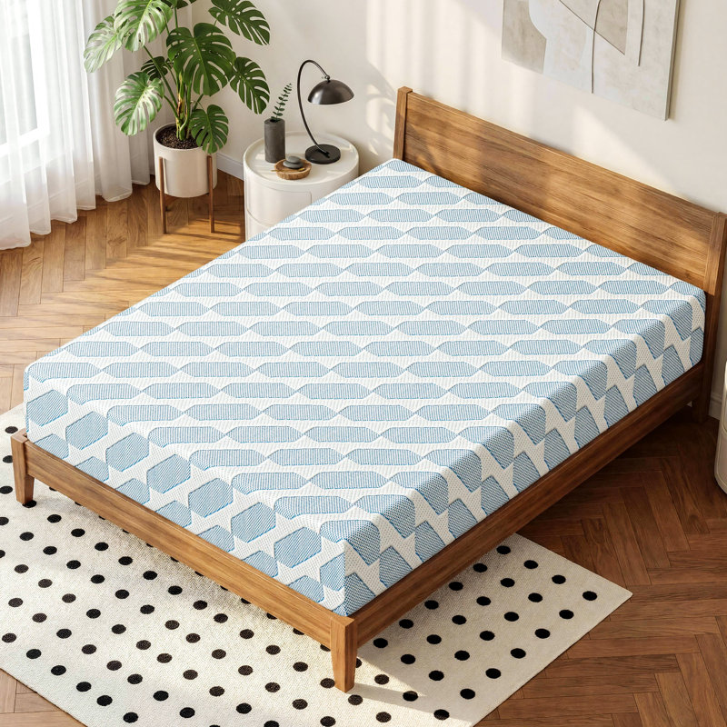 Matelas en mousse viscoélastique gélifiée mi-ferme, 12", Grand lit