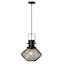 Luminaires suspendus industriels Homcom, plafonnier suspendu en métal noir pour salon, chambre à coucher, cuisine, salle à manger avec chaîne de suspension réglable, noir