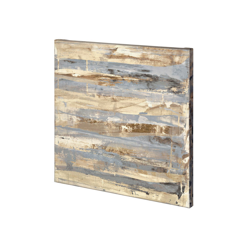 Alloy 4 a Hand Embelished Textured Canvas, 30" H x 30" W x 1.5" D