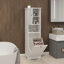 Armoire de trieur de linge inclinable à un compartiment et une porte