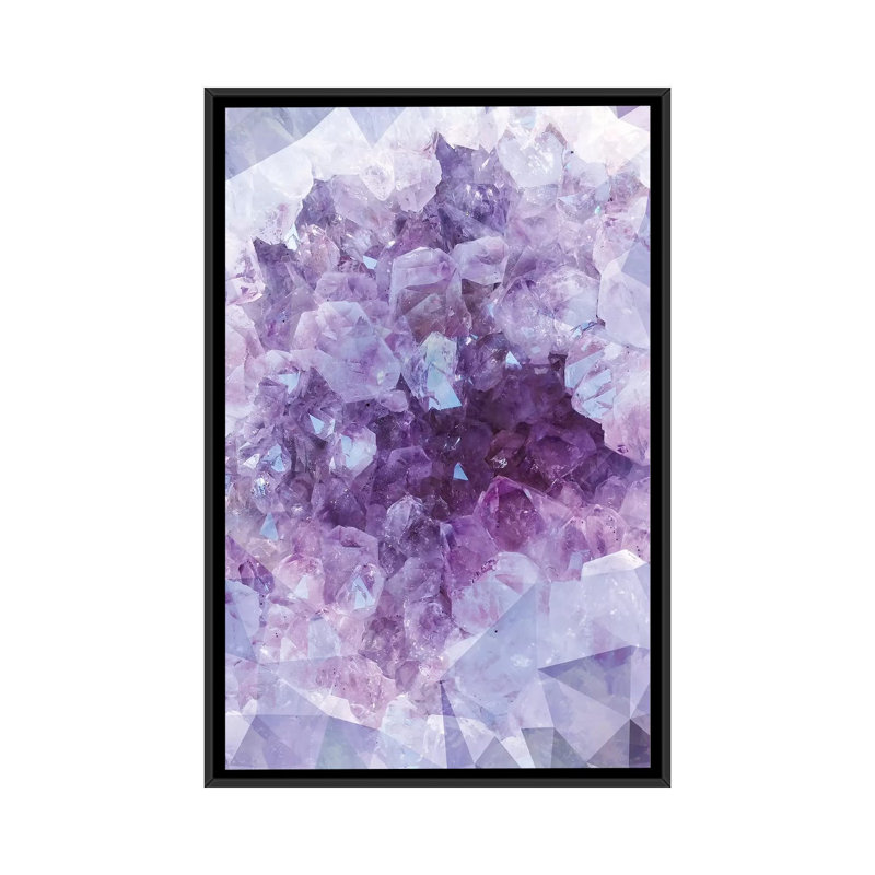 Cristal de pierres précieuses par Emanuela Carratoni - Giclée sur toile tendue avec châssis, H 26 po x l 18 po x P 1,5 po