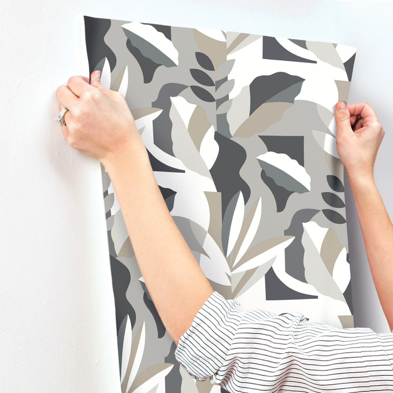 Papier Colle Wallpaper, Gray