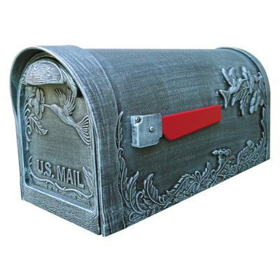 Hummingbird Post Mounted Mailbox