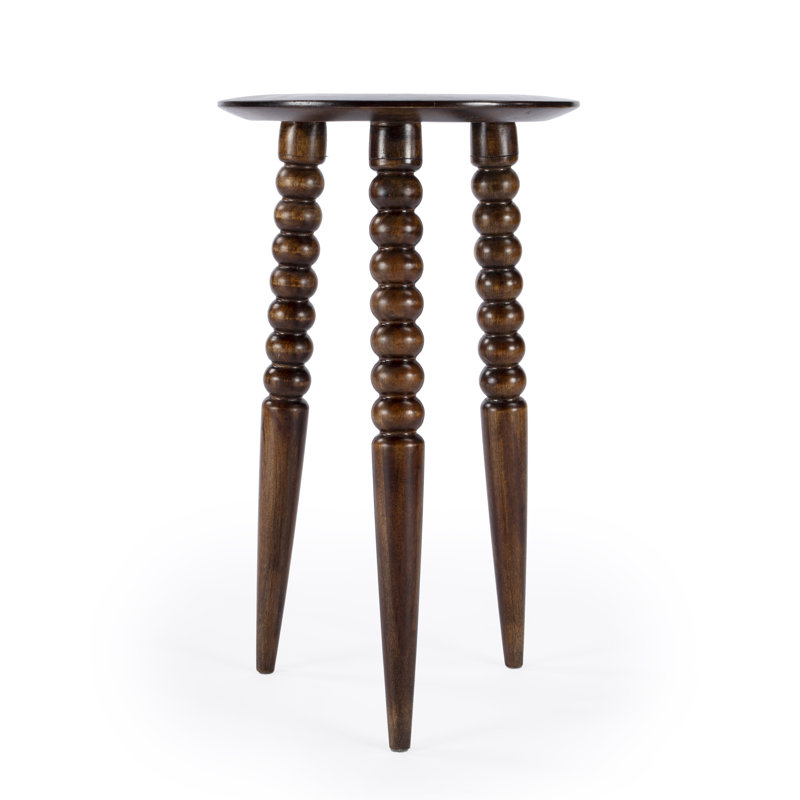 Fluornoy Wood Side Table, Walnut Brown