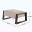 Repose-pieds confortable et confortable