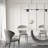 Simple Rectangular White Rock Slab Dining Table-103418841