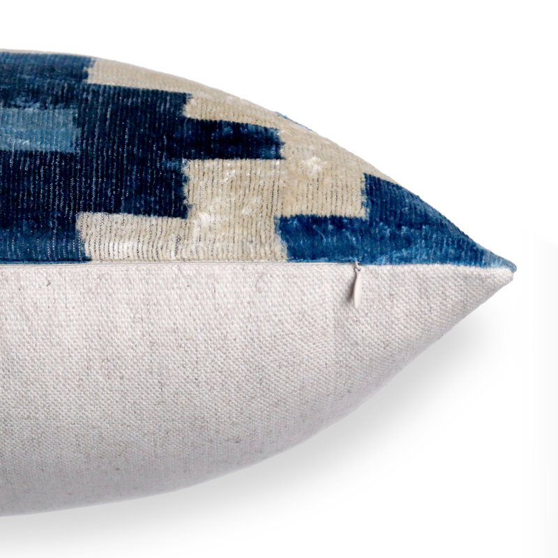 Lumbar Pillow Cover & Insert, Blue
