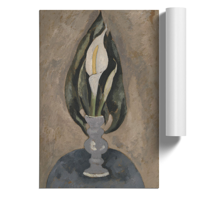 Still Life White Lily by Marsden Hartley - Frameless Print, 30cm H x 21cm W x 0.1cm D