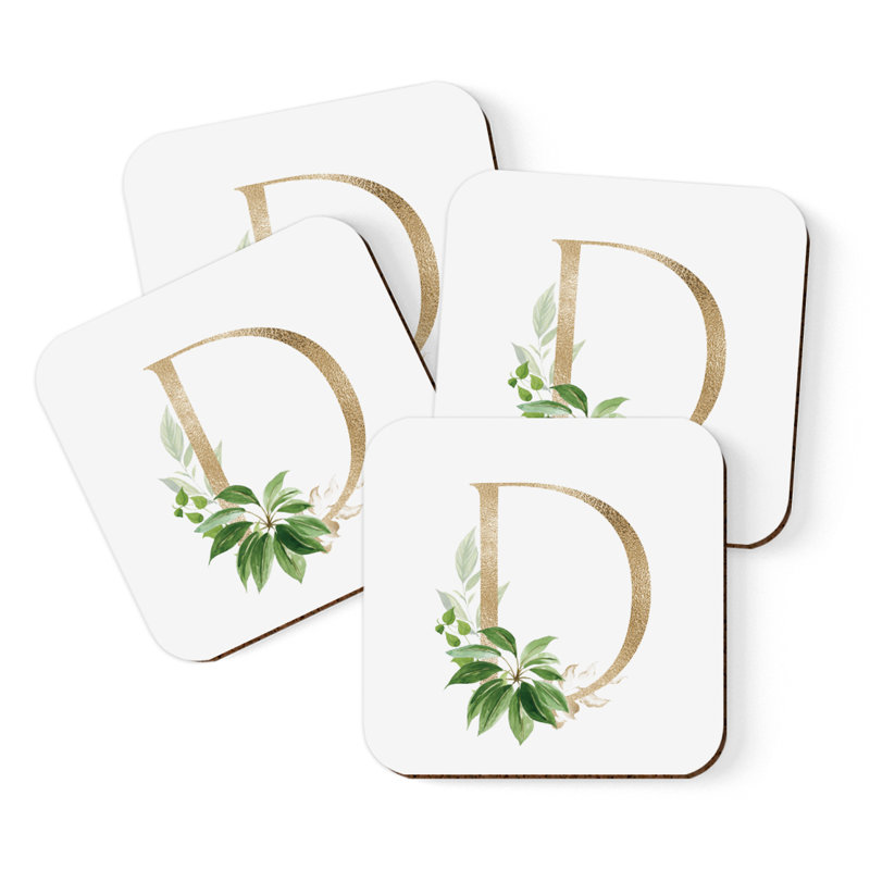 Sous-verre à monogramme Exotic, D