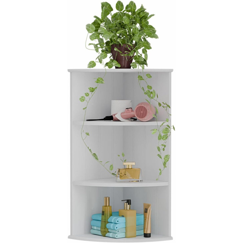 Corner Shelf, White